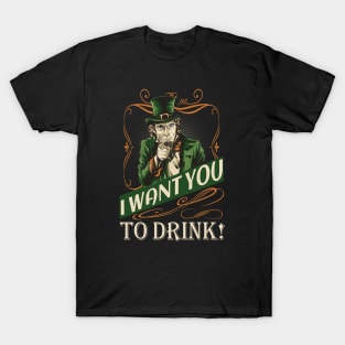 Drink funny St. Patrick’s Day Meme Slogan T-Shirt